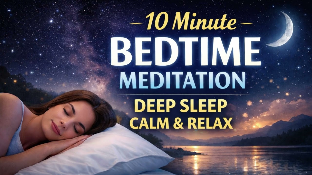 10 Minute Bedtime Meditation for Deep Sleep | Calm Your Mind & Relax Your Body