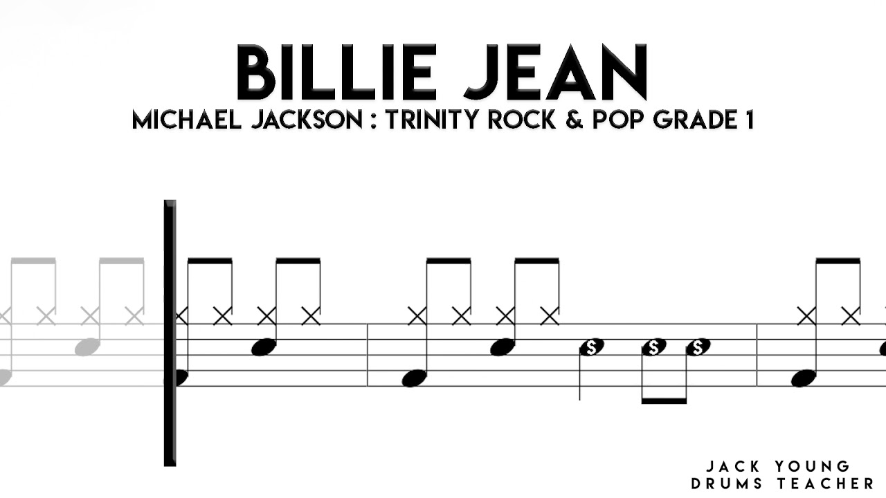 Billie Jean   Trinity Rock & Pop Drums Grade 1 (OLD)