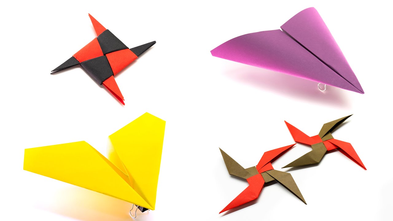 4 ideas fáciles y geniales de origami y manualidades con papel #48