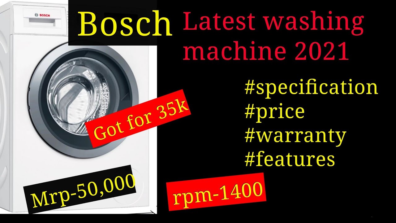 Latest Bosch 8kg frontload washing machine 2021 model/Installation n demo in telugu/