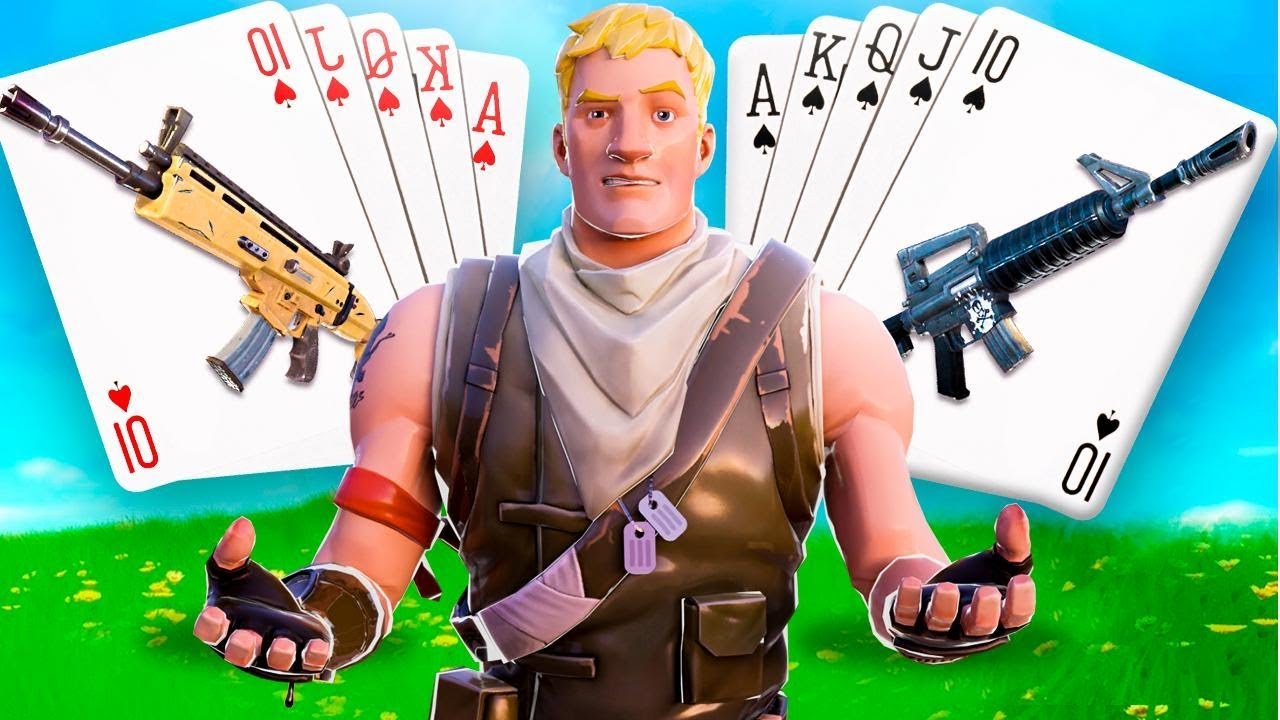 LAS CARTAS DEL LOOT RANDOM !! (MINIJUEGO DE FORTNITE) - ElChurches