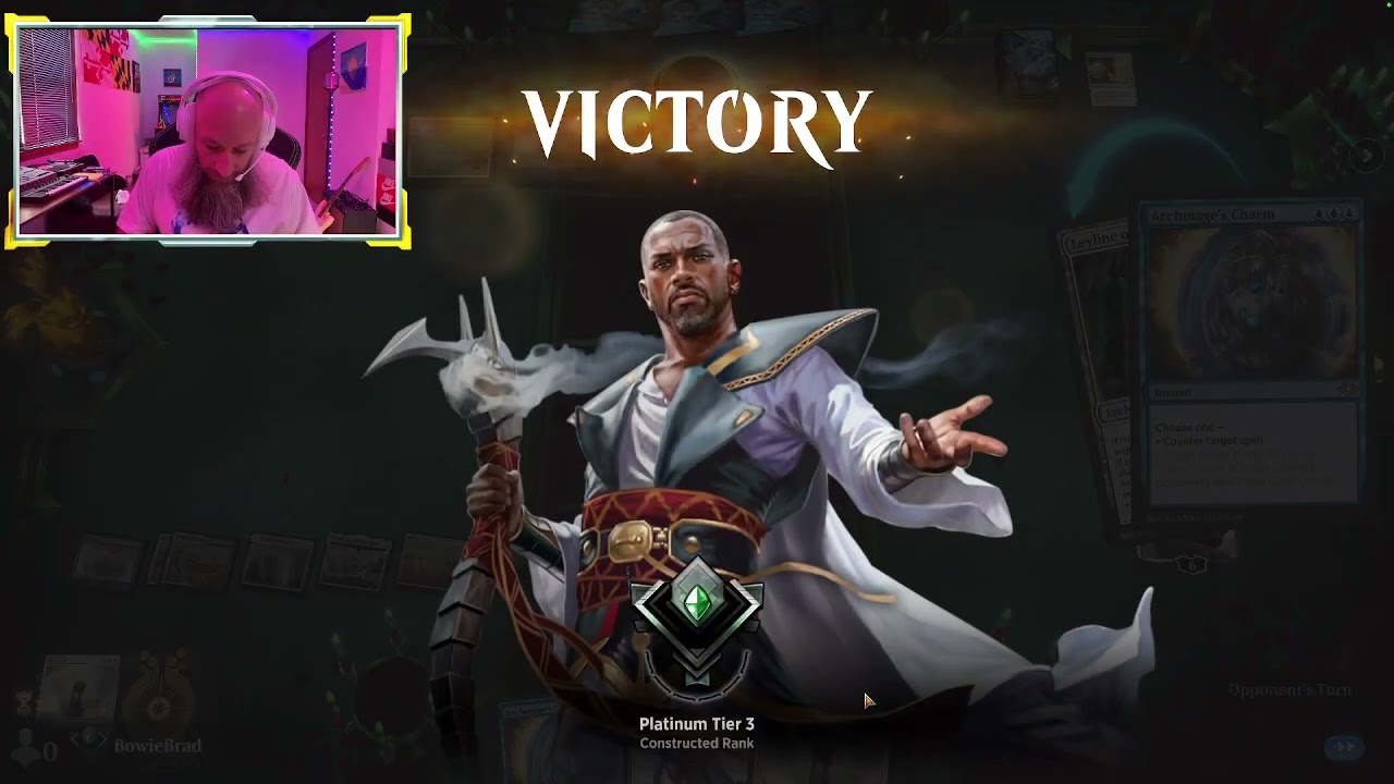 MTG Arena Historic UW Control vs. Delver, White, and Slivers