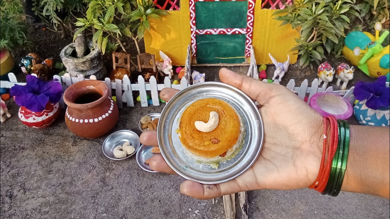 Miniature Tricolour Rava Kesari। Republic day Special kesari Bath। sooji Kesari । Supriya tiny food 