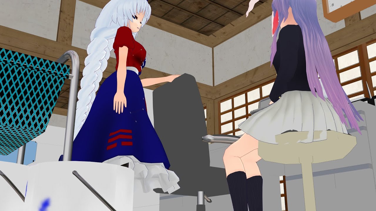 【東方MMD紙芝居】魔理沙とヤブ医者と配信者（別世界）