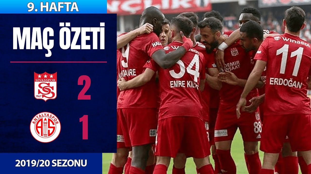 ÖZET: Sivasspor 2-1 Antalyaspor | 9. Hafta - 2019/20