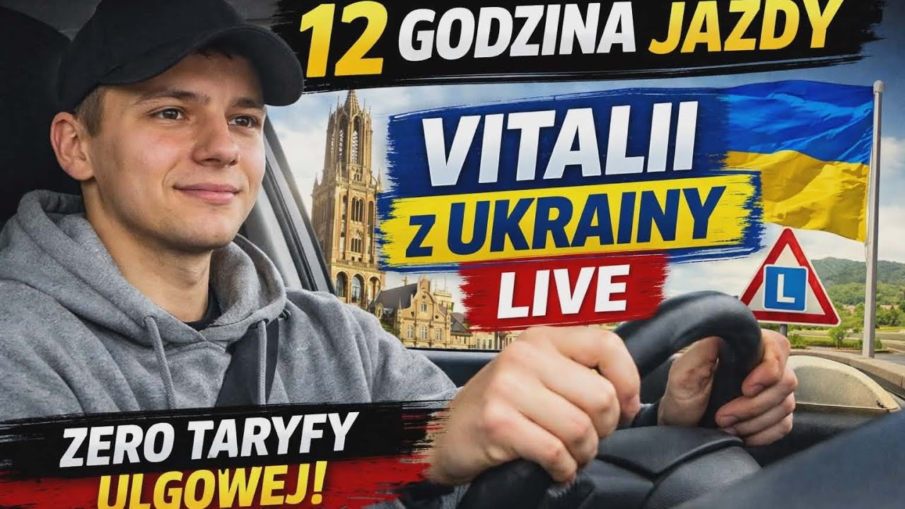 PRAWO JAZDY POZNAŃ.VITALII Z UKRAINY ZDOBYWA POLSKIE UPRAWNIENIA LIVE Z LEKCJI 12h