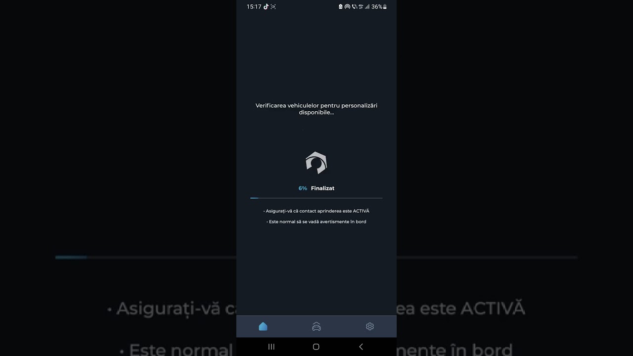 Conectare și citire/parcurgere toate meniurile din aplicatia Carista v8.2.2