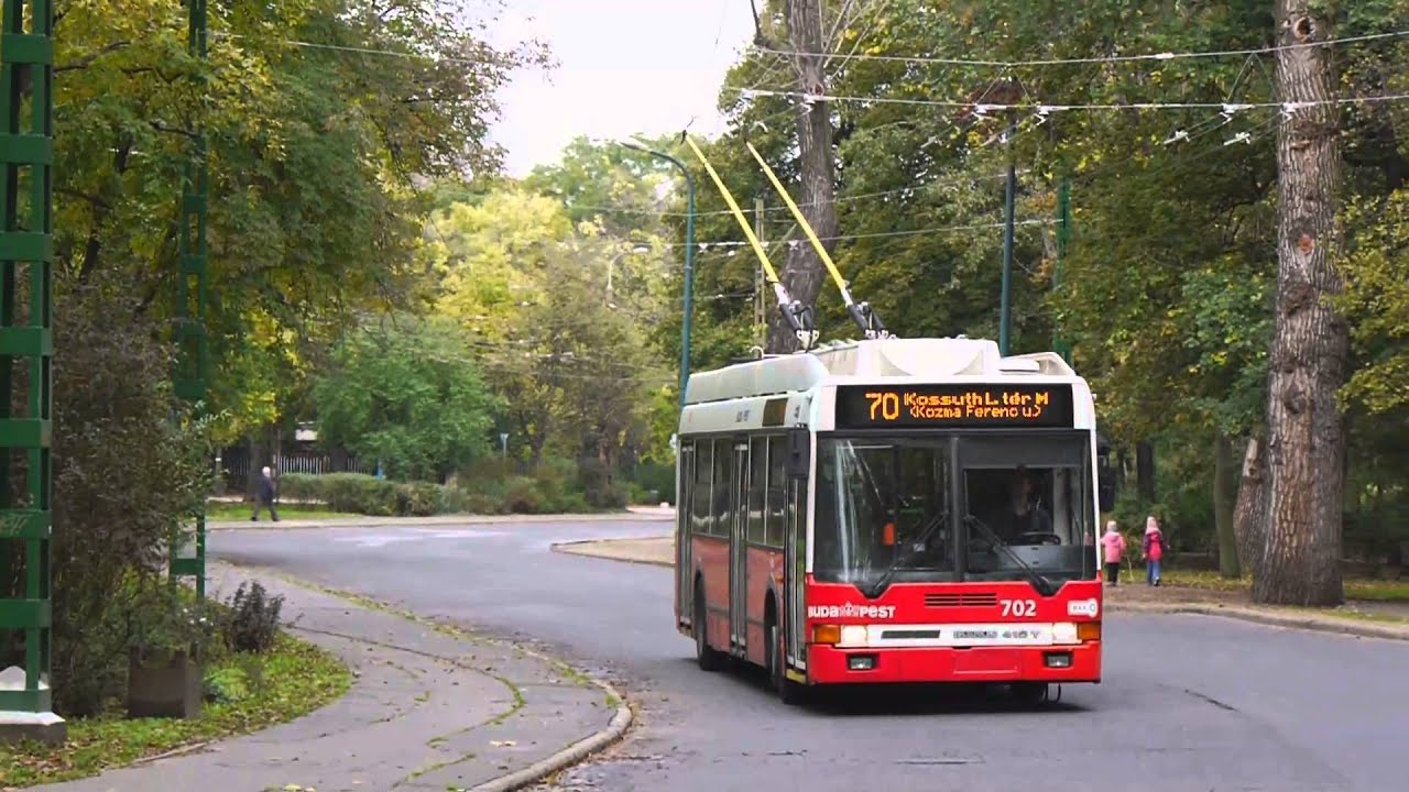 Trolleybus / O-Bus in Budapest [1080p]