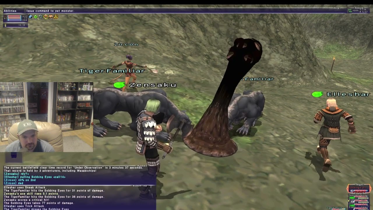 FFXI Horizon Server- BCNM 40 Under Observation BST BST THF (ZenGarden)