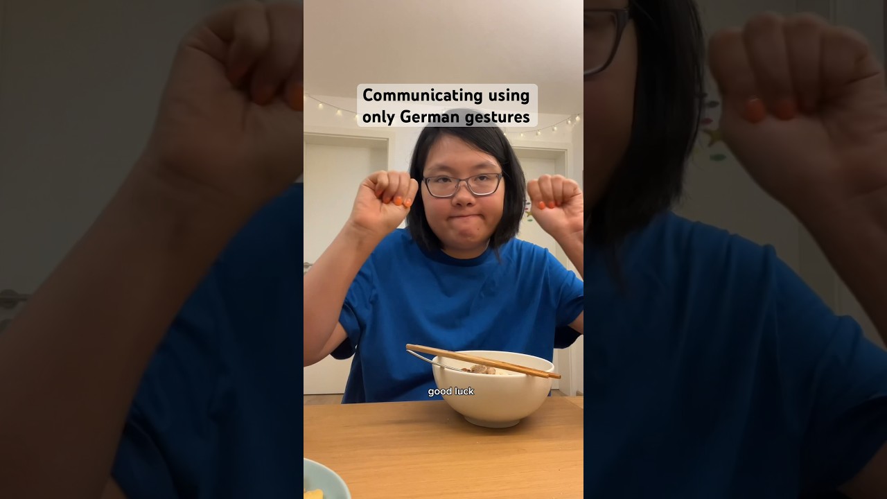 Let&rsquo;s learn German gestures