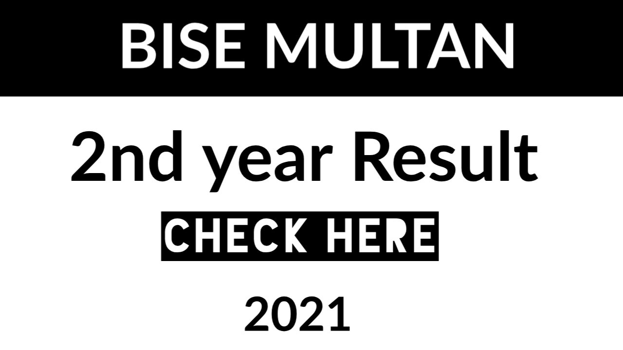 BISE Multan 2nd year result 2021 | Multan board 2nd year result 2021