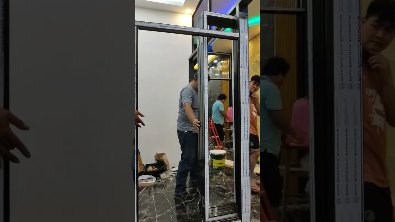 pre testing Ng sliding hanging folded door ,no 1