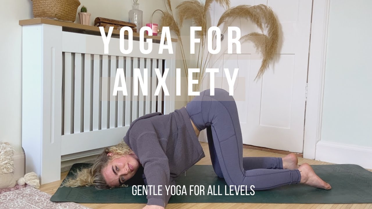 Yoga for Anxiety and Stress | 15 minute Gentle Yoga for All Levels | Jess Mackenzie Yoga