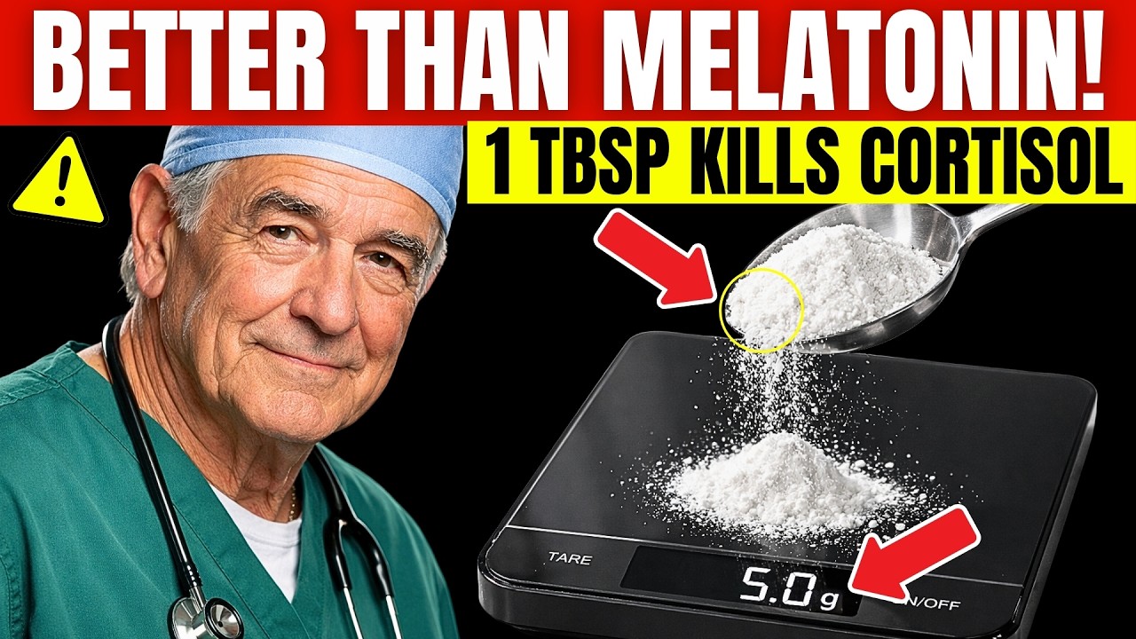 I Tried 1 TBSP Nightly – Cortisol Crashed & I Slept 8 Hours Straight Again | Senior Health Tips