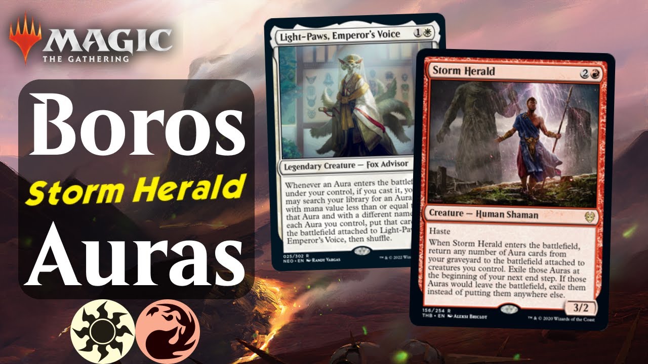 Boros Auras  with Storm Herald | MTG Pioneer & Explorer