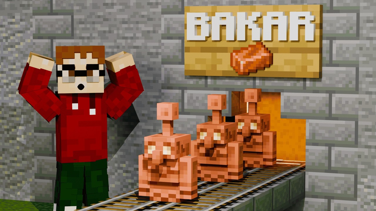 Napravio Sam FABRIKU BAKRA u Minecraftu!