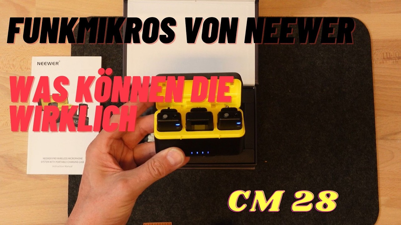 Funkmikrofone Neewer CM28 im Härtetest. Wie schlägt sich das Set bei realen Anwendungen, incl. Post