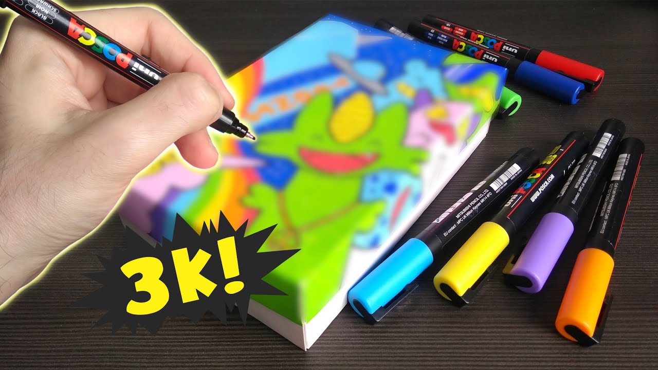 I customized this box with POSCA pens! (+3K SPECIAL)