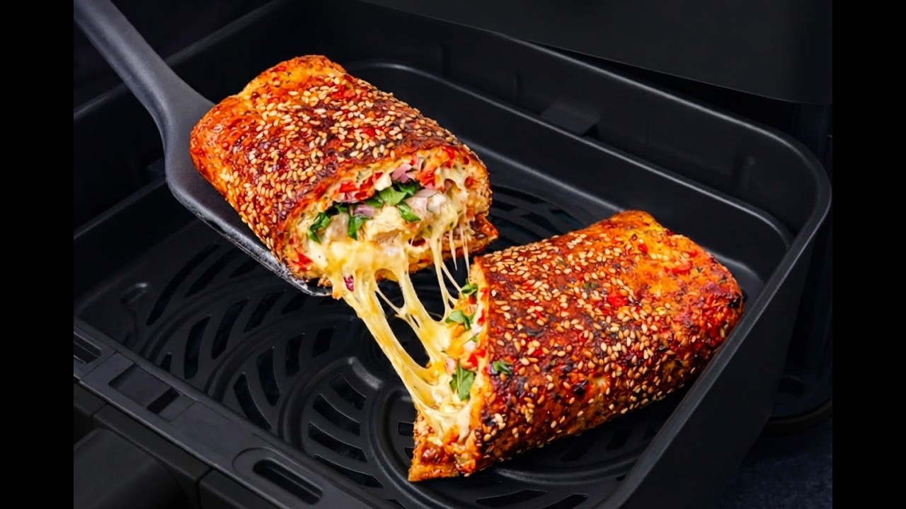 I Put Vegetables in Air Fryer...WOW,  It’s tastier than pizza!