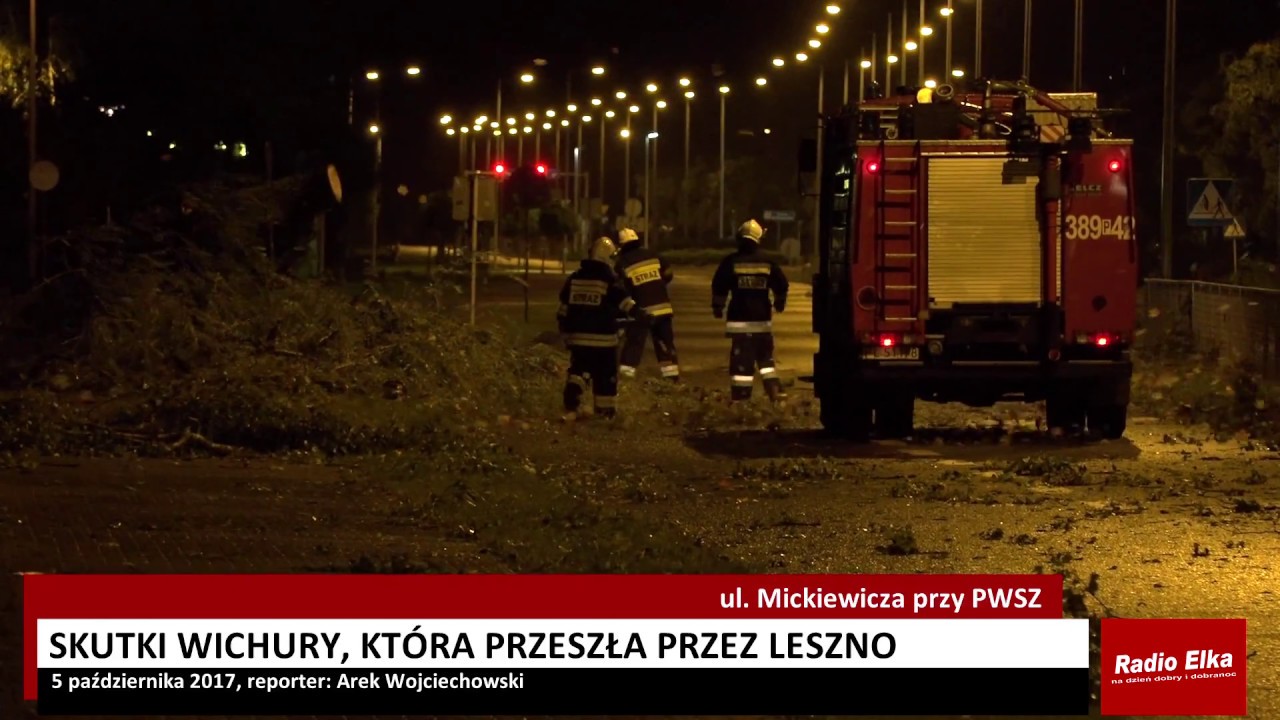 Skutki wichury w Lesznie 2/3