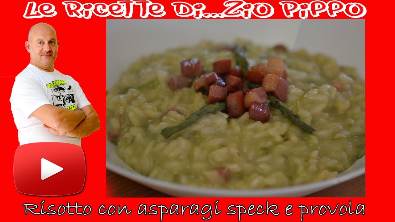 Risotto con Asparagi Provola e Speck