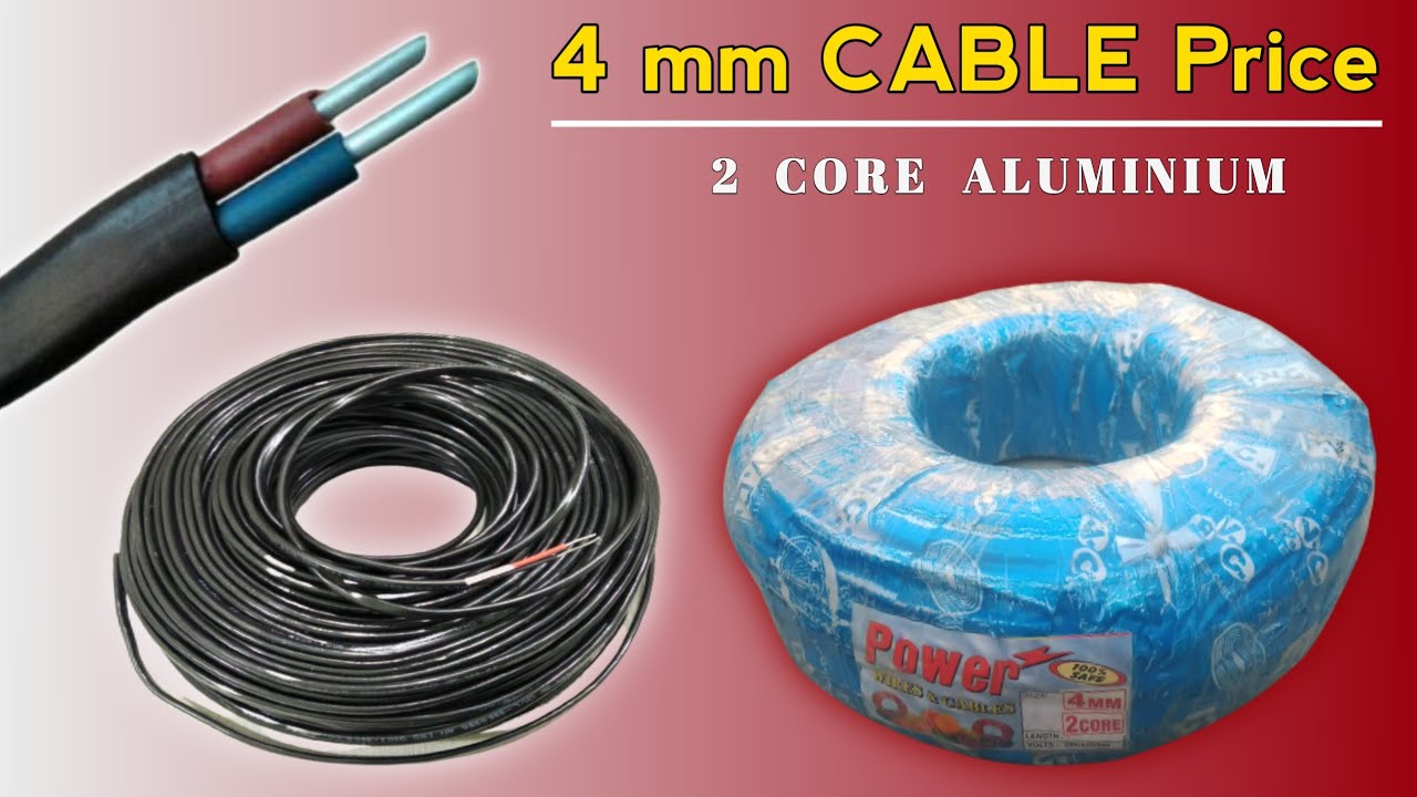4 mm CABLE Price | 2 core aluminium cable | aluminium cable wire price
