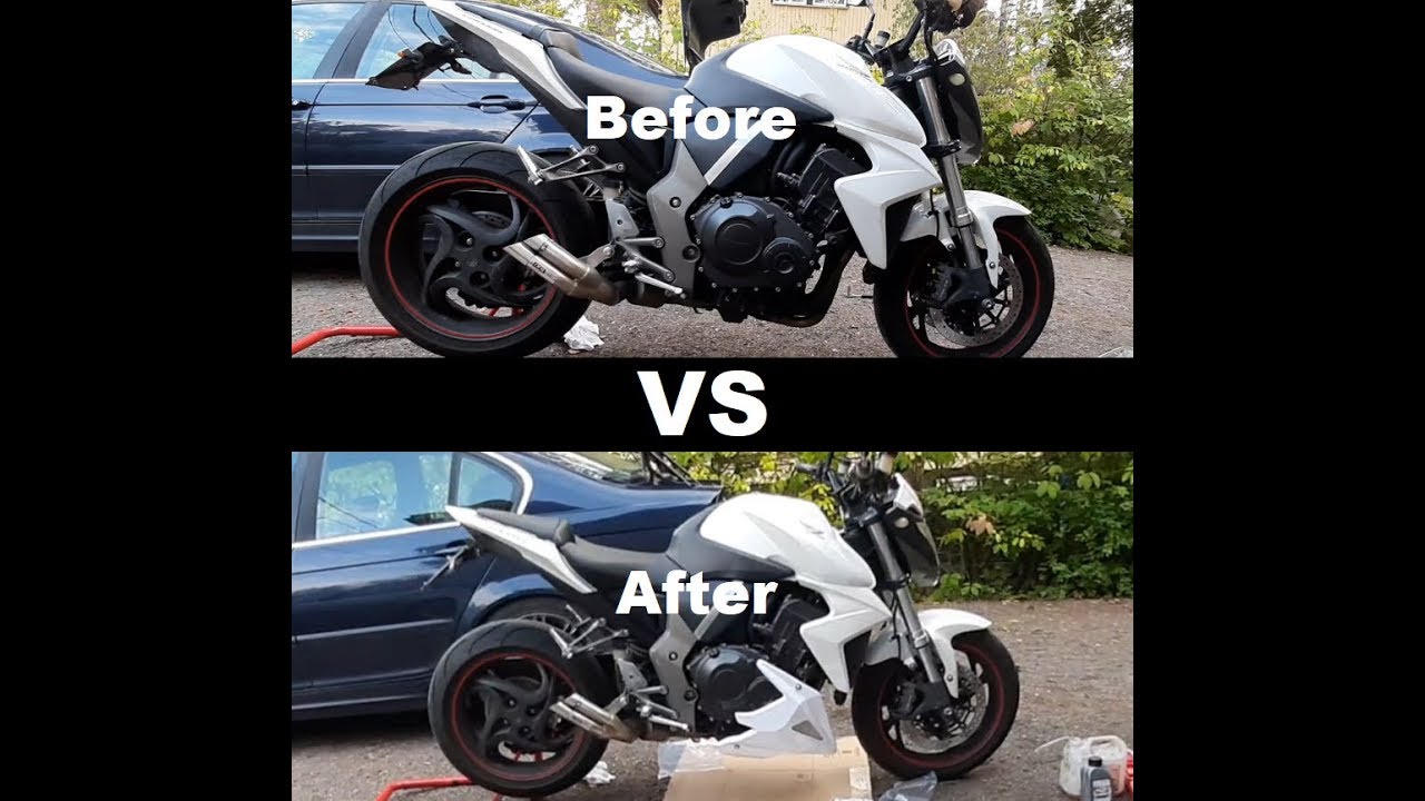 Honda CB1000R Belly pan install