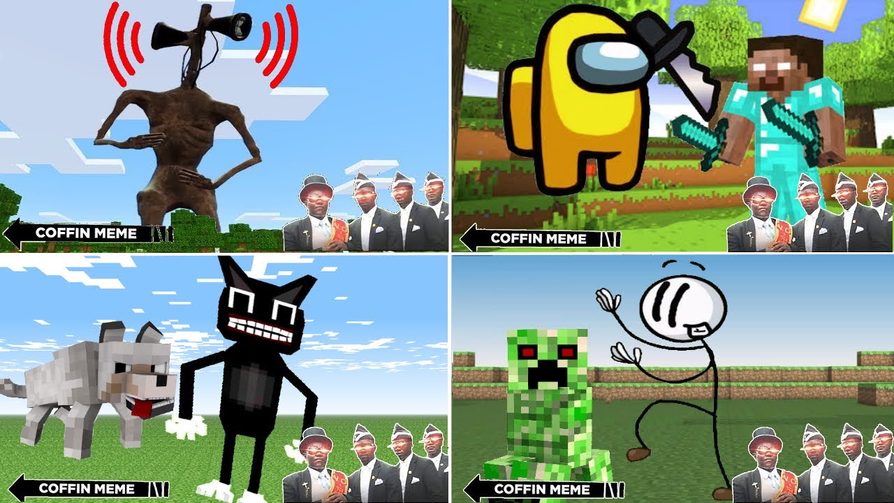 Coffin Meme but I didn't die Part 7 - Minecraft - Lucky Creeper