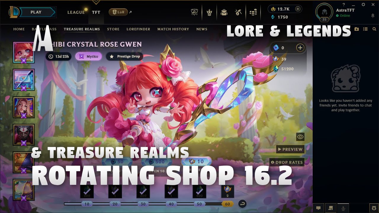 ROTATING SHOP & TREASURE REALMS | TFT 16.1 v2
