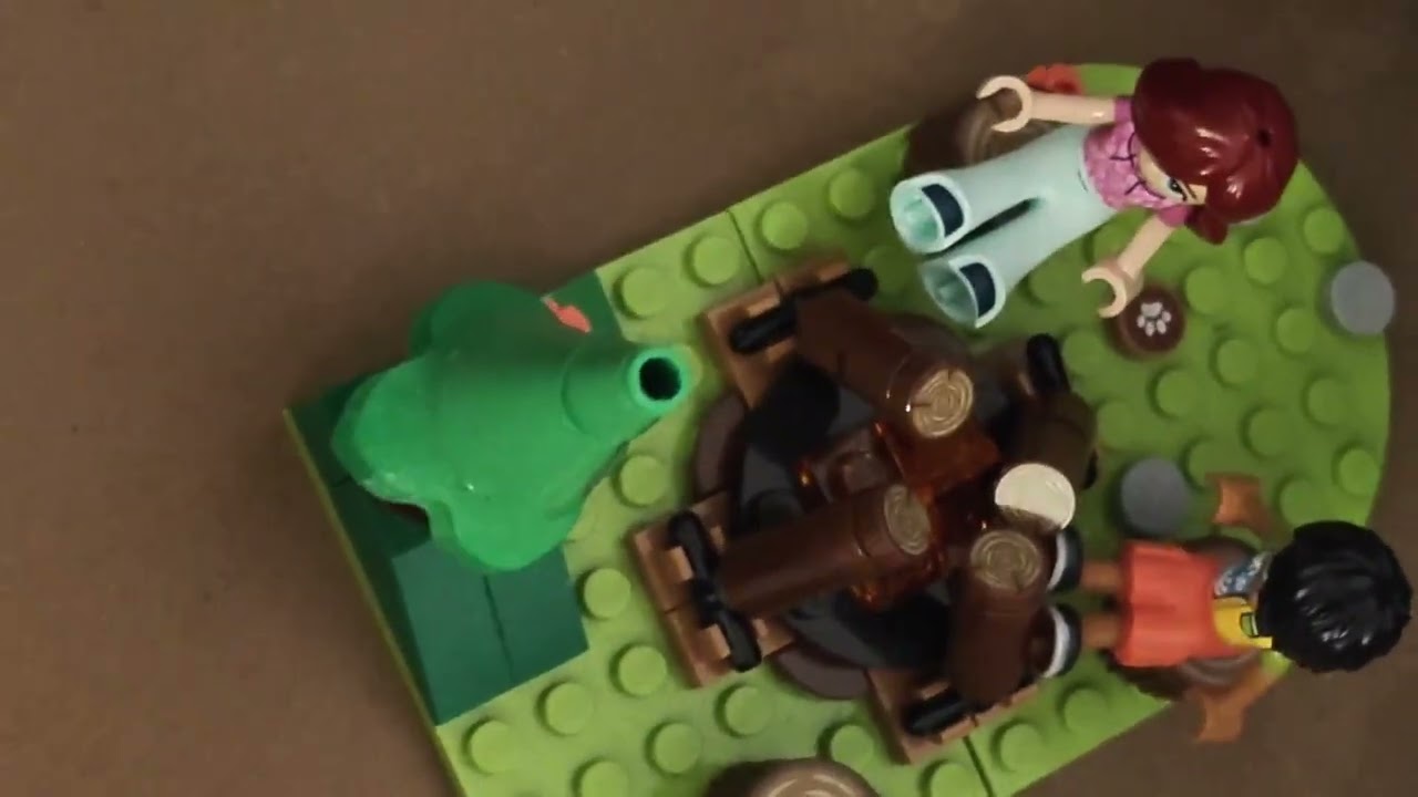 Трейлер летом в лесу Lego friends camping. Фильм 