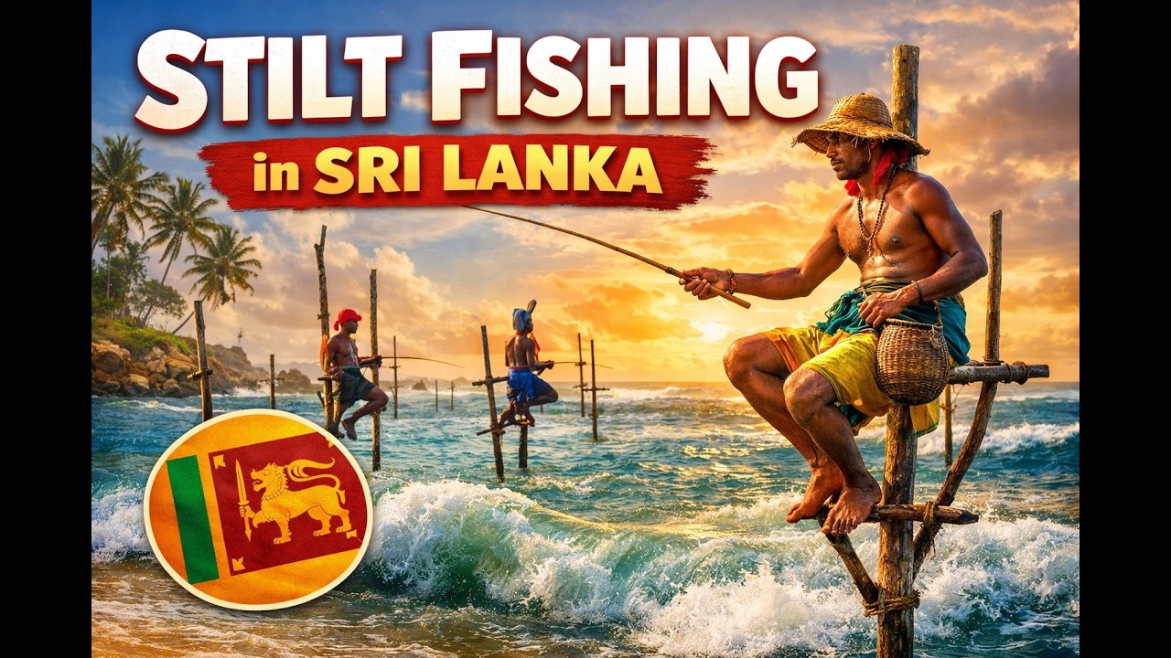 Sri Lanka Stilt Fishing