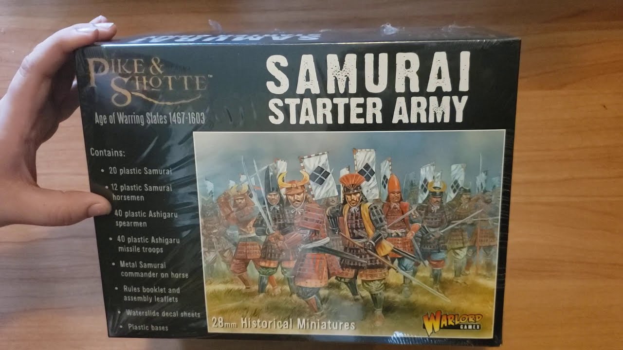 Warlord Games Samurai Starter Set Unboxing!