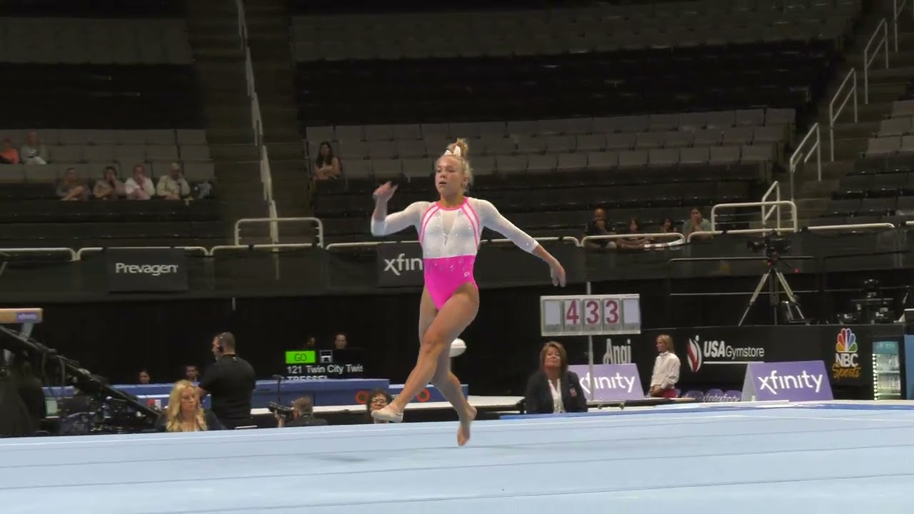 Reese Esponda -  Floor Exercise  - 2023 Xfinity U.S.  Championships  - Junior Women Day 1