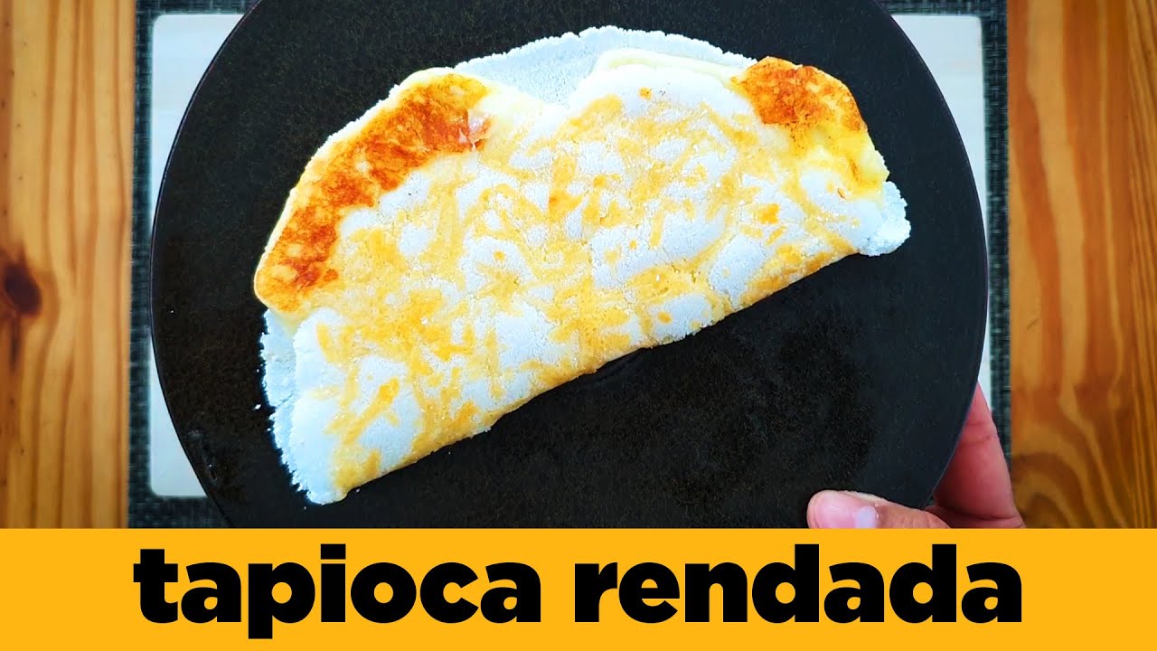 Tapioca rendada SUPER PR&Aacute;TICA para SACIAR A FOME
