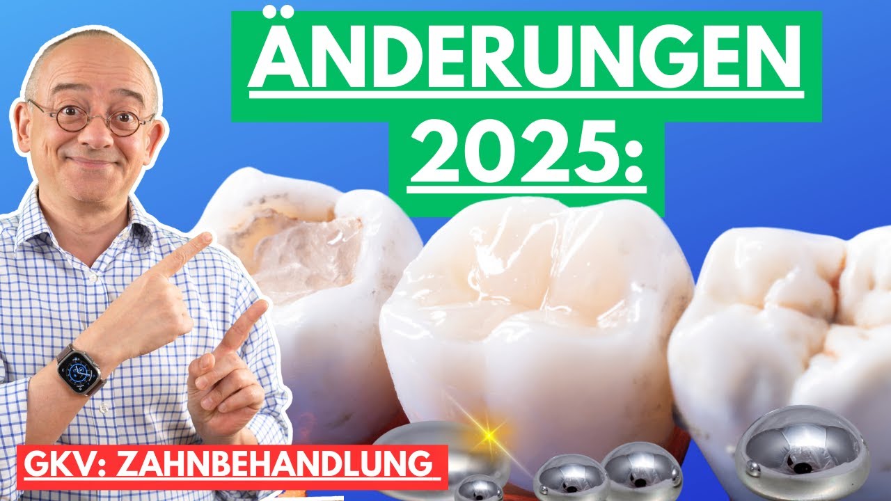 Änderungen 2025 in der GKV - Amalgam ist Geschichte: Was sich 2025 beim Zahnarztbesuch ändert!