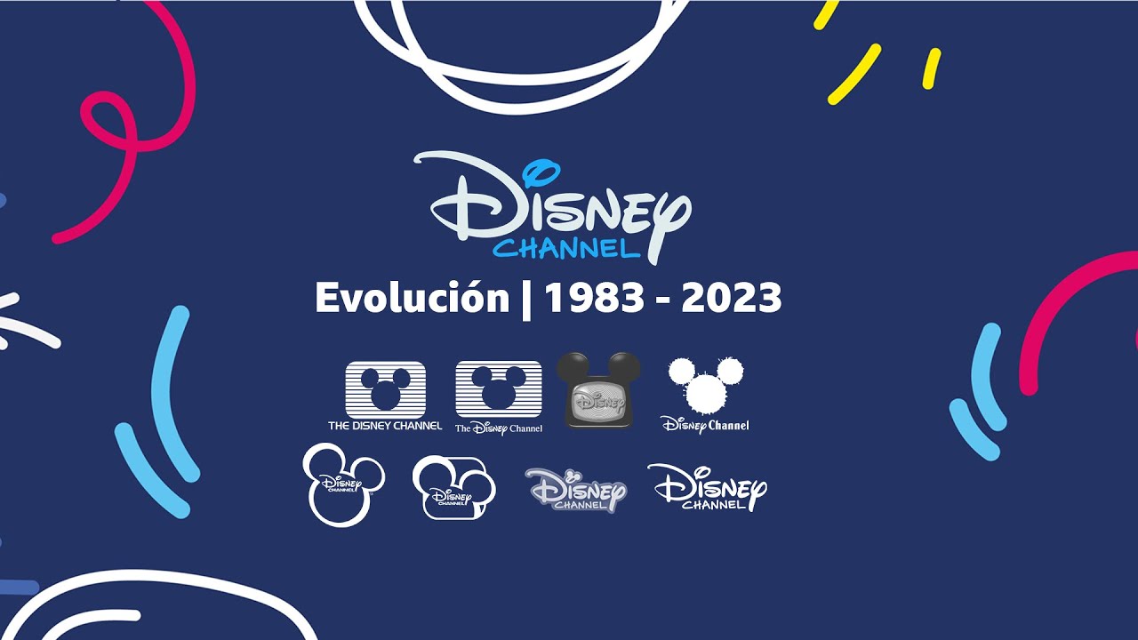 Disney Channel - Evolución Gráfica (1983 - 2023) | 40 Aniversario