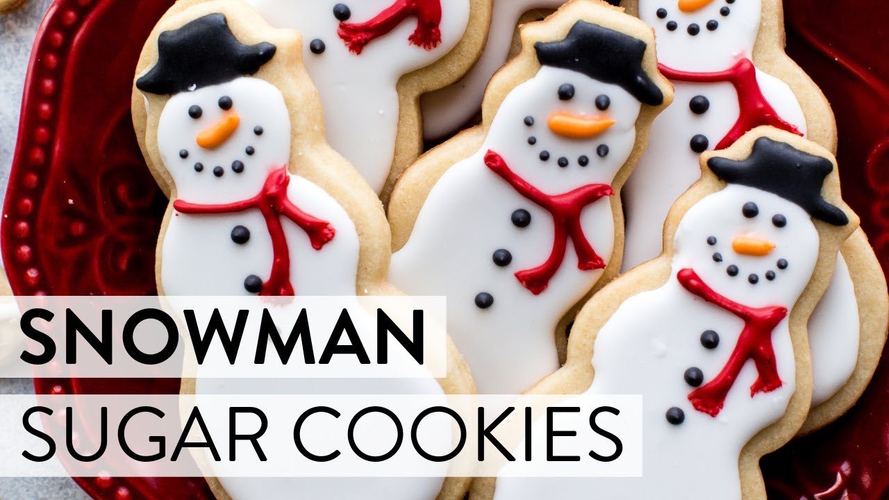 Snowman Sugar Cookies | Sally's Baking