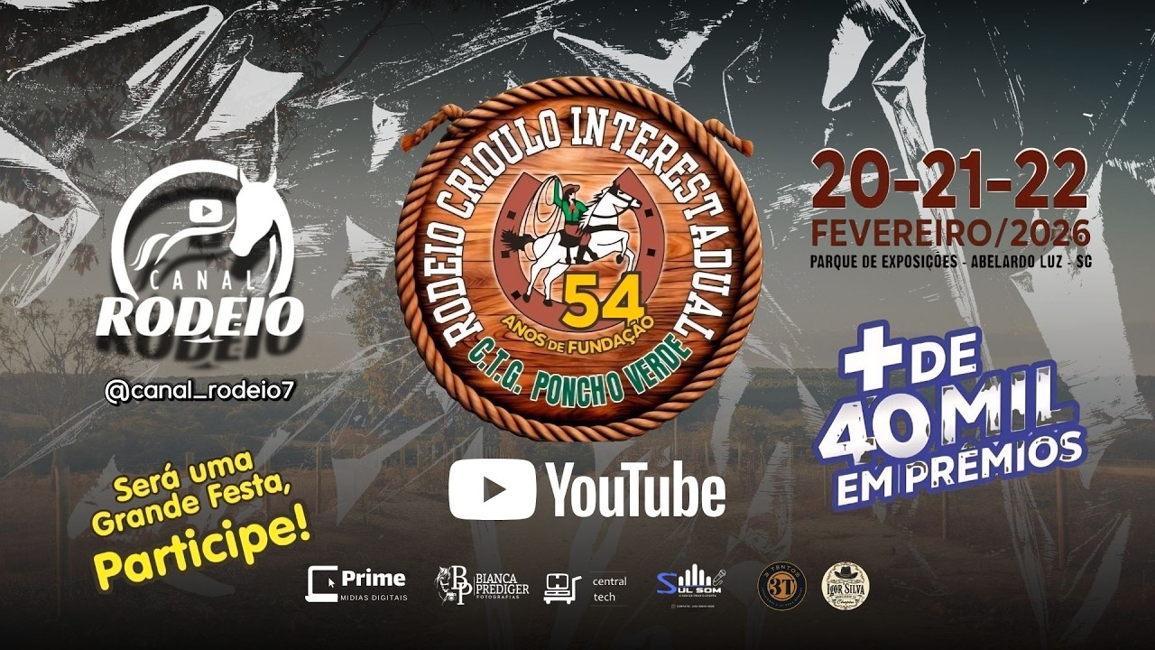 RODEIO CRIOULO INTERESTADUAL CTG PONCHO VERDE / ABELARDO LUZ - SC