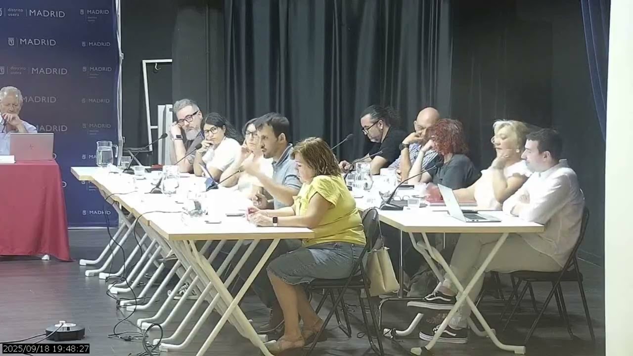 Pleno Usera SEP 2025 - Intervenciones del GM Socialista en debate sobre estado del distrito