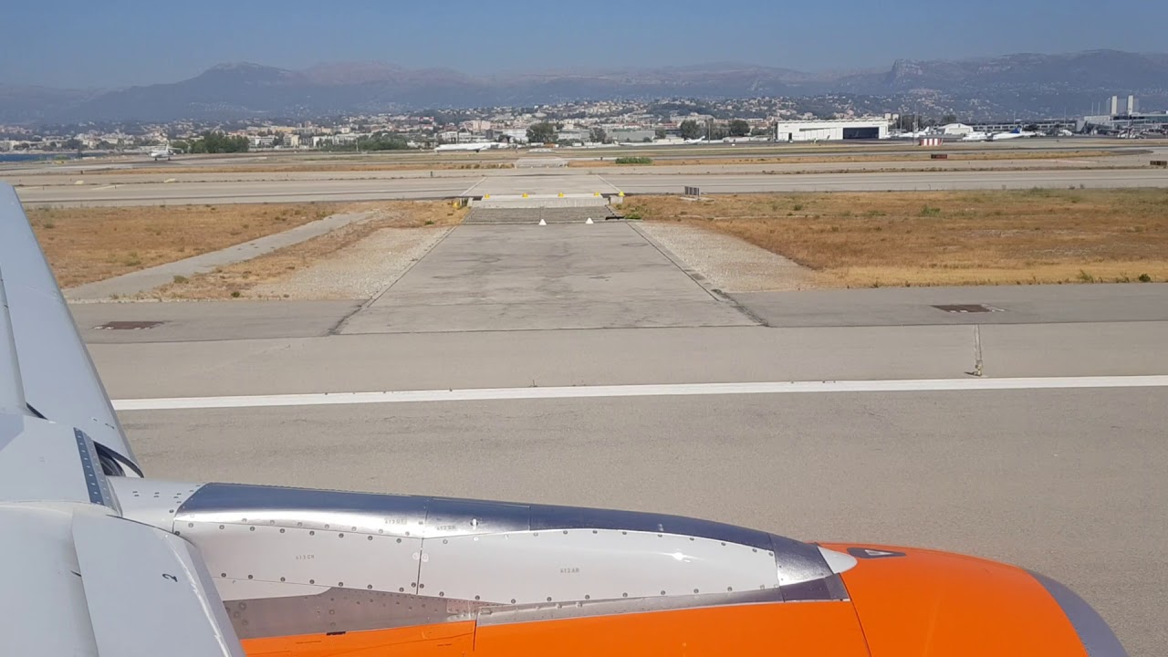 Décollage aéroport de Nice
