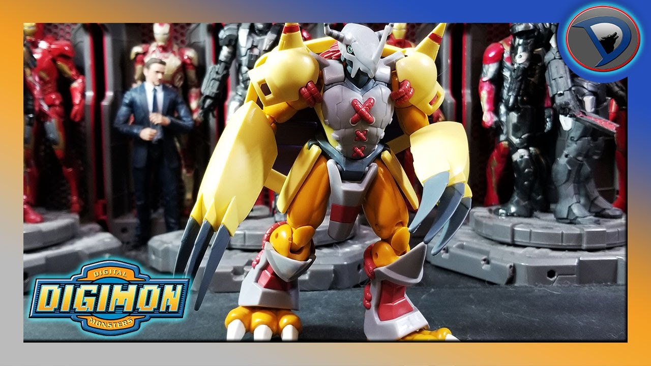 Bandai Anime Heroes: Digimon Wargreymon Action Figure Review!