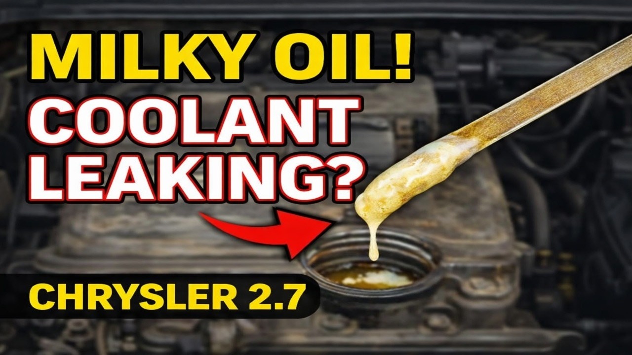 Milky Oil Mystery SOLVED! 😳 Chrysler 2.7 Engine Fix
