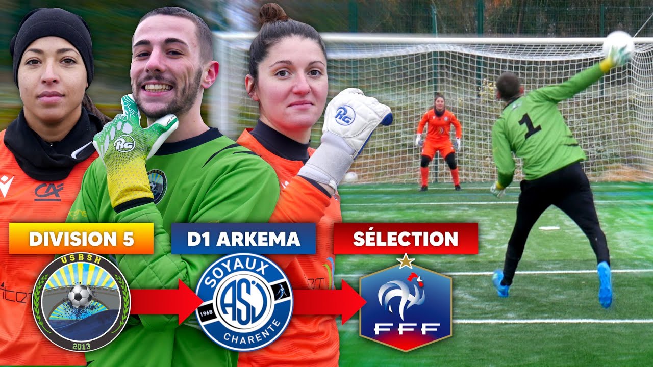 Gardiennes Pros (équipe de France) VS Gardien Amateur (D5), qui est le plus fort ?