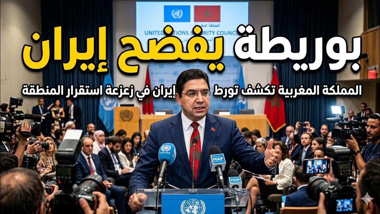 كشف المستور و بوريطة يقضح ايران و المغرب يدخل مضيق هرمز