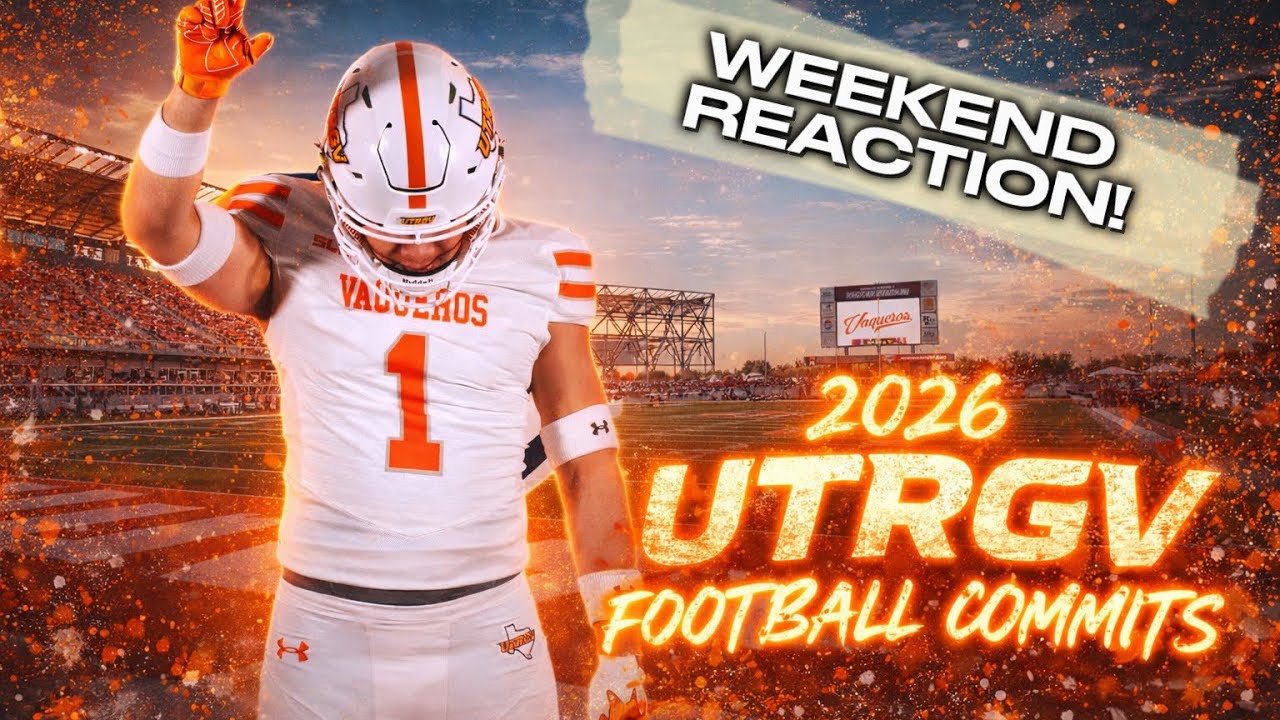 5 New UTRGV Football Commits + 2 More on the Radar | DITV Recruiting Breakdown 🌴✌🏽