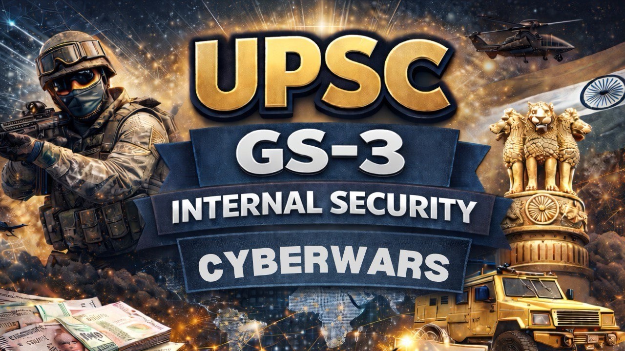 [Internal Security] Cyber Security | UPSC GS-3 Mains Series