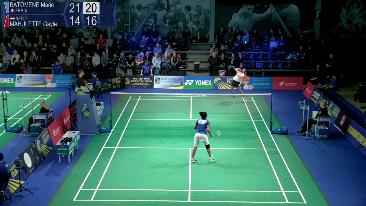 Match point - France (Marie Batomene) vs Netherlands (Gayle Mahulette) - EMTC 2019