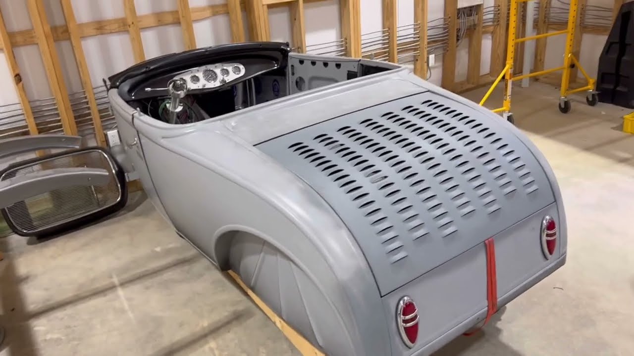 Model A decklid (trunk) skin removal and replacement - reskinning