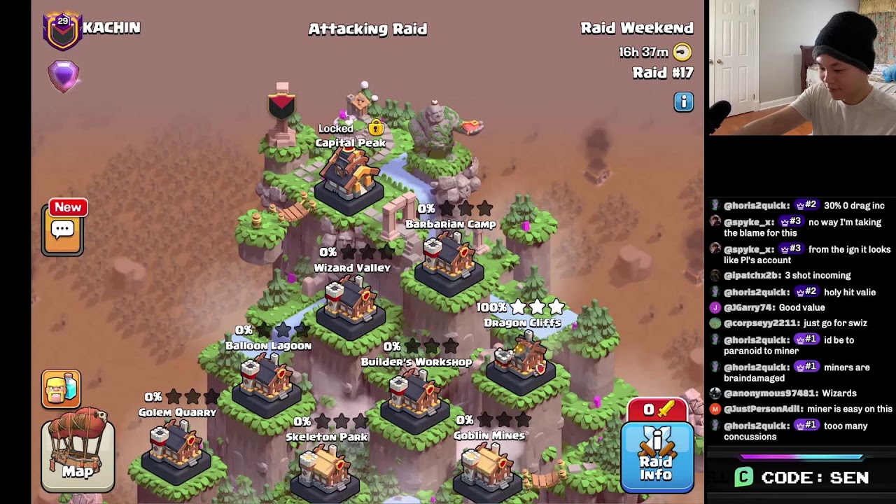 Rank 1 Global Clan Capital, 6422 Trophies
