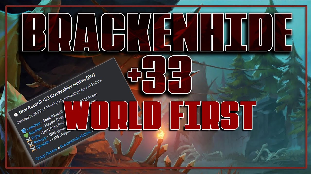 WORLD FIRST +33 Brackenhide Hollow!!!